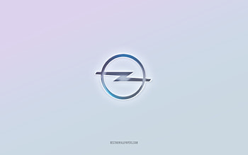Opel logo, cut out 3d text, white background, Opel 3d logo, Opel emblem, Opel, embossed logo, Opel 3d emblem HD wallpaper