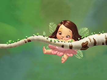 baby fairy, fairy, baby, fantasy HD wallpaper