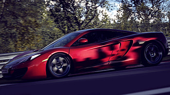 Mclaren, Cars, Movement, Traffic, Side View, Speed, Mp4-12C HD wallpaper