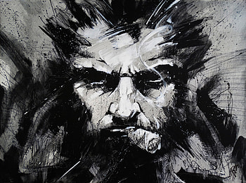 Wolverine Monochrome Art, wolverine, superheroes, artwork, behance, monochrome HD wallpaper