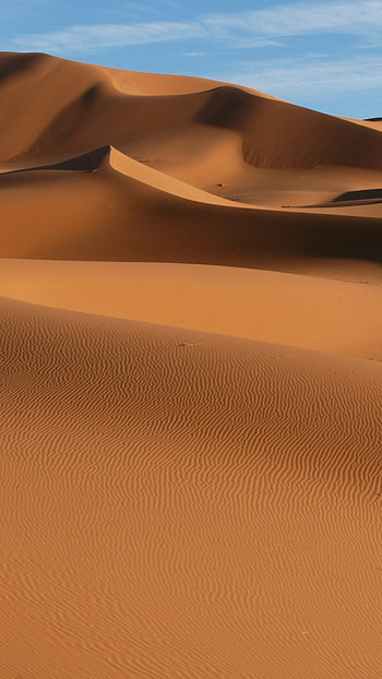 Desert Sands, Desert wilderness, Natural textures, Tranquil ambiance HD phone wallpaper