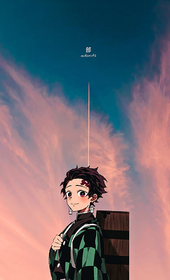 Tanjiro, cloud, sky HD phone wallpaper