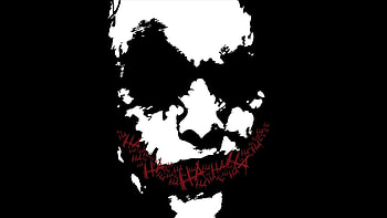 Preview joker, drawing, emotion, dark humor HD wallpaper