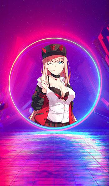 Zero two, Neon, Anime HD phone wallpaper