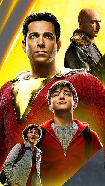 Shazam! Movie, Cast characters, DC comics superhero, Captivating adventure HD phone wallpaper