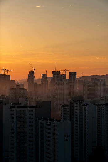 Cities, Sunset, Sky, Architecture, Building, Skyscrapers HD phone wallpaper