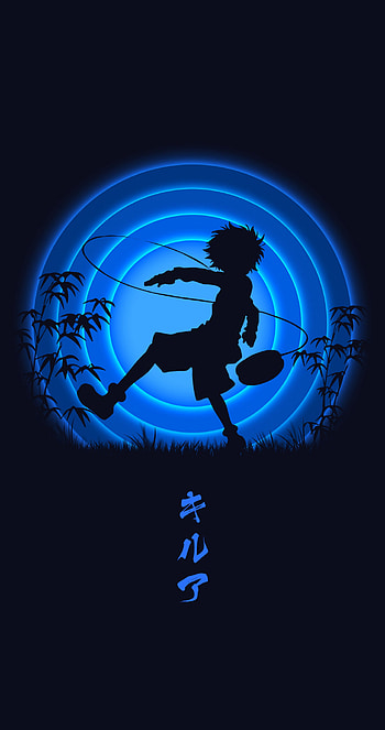 Anime, art, neon HD phone wallpaper