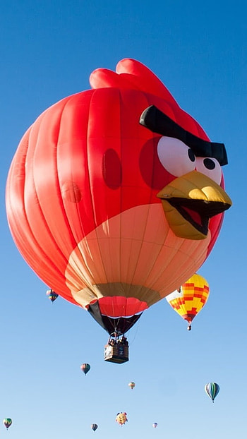 Angry Birds, Air Balloon HD phone wallpaper