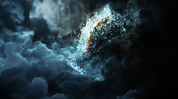 Cosmic Crystal Nebula —, Asteroid, Space HD wallpaper