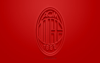 A.C. Milan, soccer, acmilan, logo, football HD wallpaper