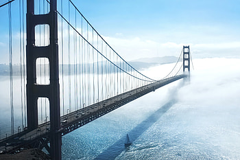 Golden Gate Bridge Clouds , golden-gate-bridge, bridge, san-francisco, world, clouds HD wallpaper