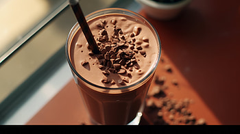 Decadent Chocolate Milkshake, Chocolate Milkshake, food, milkshake HD wallpaper