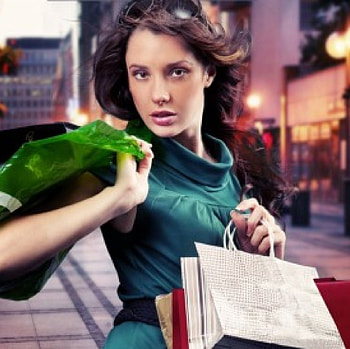 shopping, lady, graphy, bag HD wallpaper
