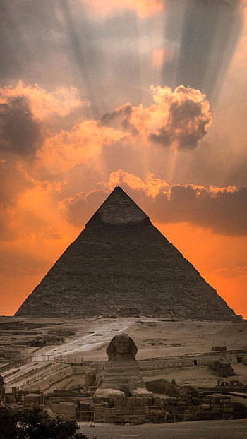 Pyramids of Giza, Ancient wonders, Egyptian history, Captivating views HD phone wallpaper