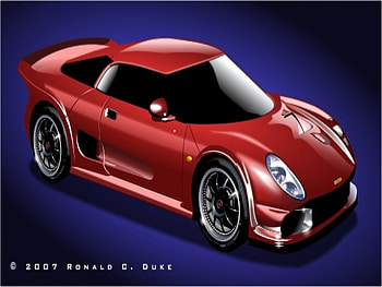 Noblem 12 GTO, car, red HD wallpaper