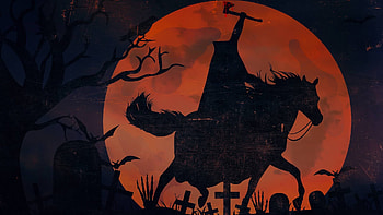 Headless Horseman, Mysterious figure, Ghostly legend, Enigmatic appearance HD wallpaper