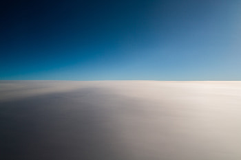 Blue Sky Plane Landscape, sky, landscape, nature HD wallpaper