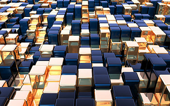 Cubic2, abstract, cg, cube, geometry, square, random HD wallpaper