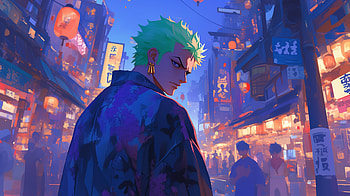 Samourai Zoro, Roronoa Zoro, One Piece, AI Art HD wallpaper