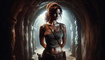Lara Croft The Adventurer, lara-croft, tomb-raider, games, ai-girls, ai, artist, artwork, digital-art, deviantart, video-games HD wallpaper