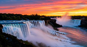 Niagara Falls Ultra : Nature's Majestic Tapestry, Niagara Falls HD wallpaper