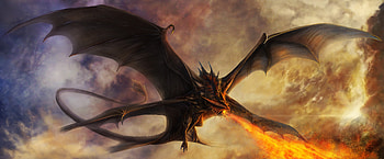 Dragon Painting Artwork, dragon, painting, artwork, artist, digital-art, deviantart HD wallpaper