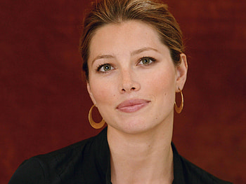 Jessica Biel, sexy, american, earrings, actress HD wallpaper