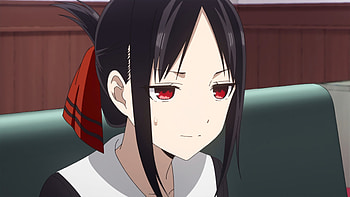 Kaguya Shinomiya, Anime girl, Candid pose, Cute expression HD wallpaper
