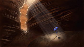 Positivity Finds Way , flower, flowers, artist, artwork, digital-art, deviantart HD wallpaper