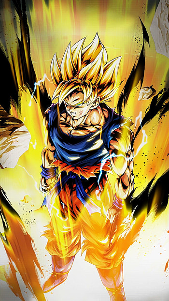 Goku Super Saiyan, art, supernatural_creature HD phone wallpaper