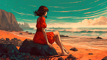 Lost In The Symphony Of The Seas Silence, artist, artwork, digital-art HD wallpaper