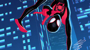 Spider Man Miles Hand Gesture , spiderman, superheroes, artist, artwork, digital-art, deviantart HD wallpaper