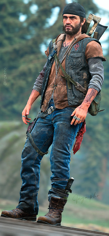 Days Gone, play, ps4, gun, playstation, guns, ps5, ingapho, daysgone, men, games, deek HD phone wallpaper