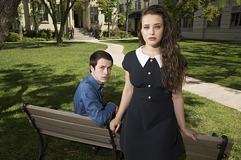 Clay And Hannah 13 Reasons Why, 13-reasons-why, tv-shows, girls, actress, katherine-langford, dylan-minnette HD wallpaper