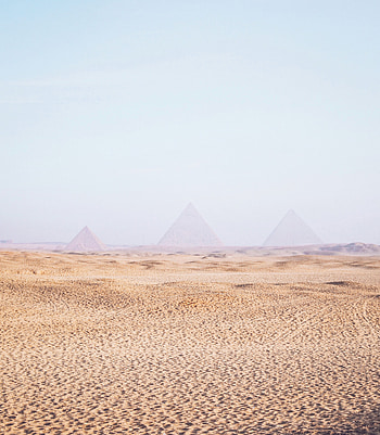 Cities, Sand, Desert, Pyramids HD phone wallpaper
