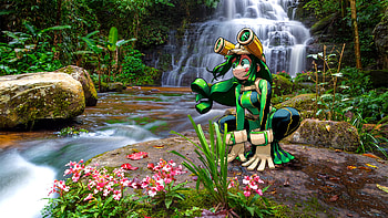 Tsuyu Asui, Tsuyu Asui, Anime, My Hero Academia HD wallpaper