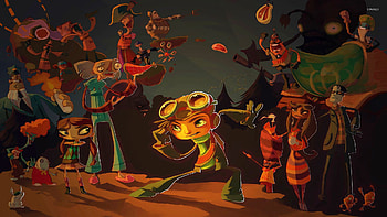 Psychonauts, Beautifully crafted artwork, Captivating world, Memorable gaming experience HD wallpaper