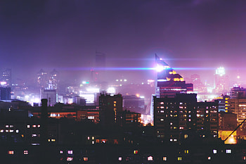 City Lights, Cities, Horizon, Night City, Russia, Yekaterinburg, Ekaterinburg HD wallpaper