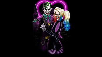 Joker X Harley Edge Of Tomorrow, joker, harley-quinn, supervillain, superheroes, dark, artist, artwork, art, digital-art, artstation HD wallpaper