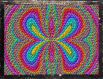TILED BUTTERFLY, ART, COLOURFUL, BUTTERFLY, ABSTRACT HD wallpaper