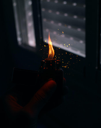 Dark, Flame, Sparks, Lighter HD phone wallpaper