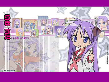 Kagami Hiiragi, star, lucky, anime HD wallpaper