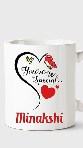M Name, Minakshi, special one, mug HD phone wallpaper