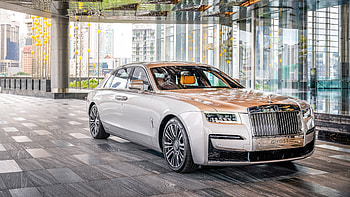 Rolls-Royce Ghost, Luxury automobile, Cutting-edge design, 2021 release HD wallpaper
