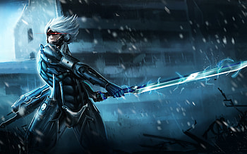 Metal Gear Rising Raiden, metal, games HD wallpaper