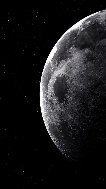 Lunar Nature , Pocket Moonscape, Midnight Moon , Celestial , nature, moon HD phone wallpaper