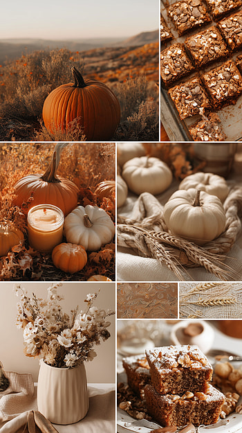 Pastel Harvest: Aesthetic Thanksgiving Collage, Thanksgiving HD phone wallpaper