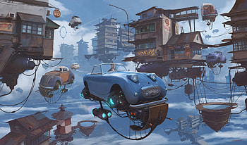Art, Car, Machine, Technologies, Technology, Future HD wallpaper
