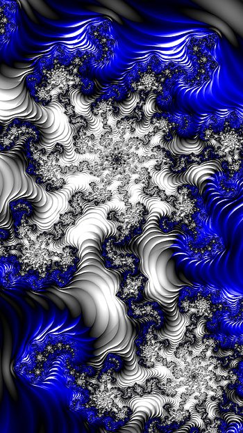 Vertical Fractal Background for Smart, white, blue, pattern, psychedelic, trippy, Abstract, fractal, abstract blue HD phone wallpaper