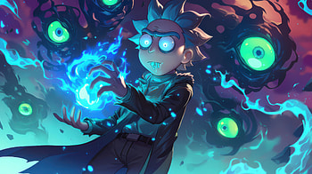Infinite Realms Rick, rick, rick-and-morty, cartoons, tv-shows, animated-tv-series, artist, artwork, deviantart, ai HD wallpaper